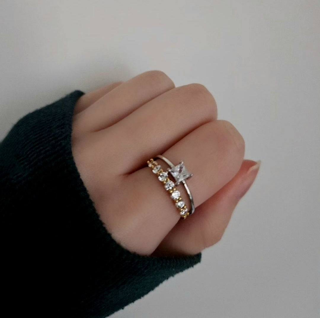 Aurore 18k rodium